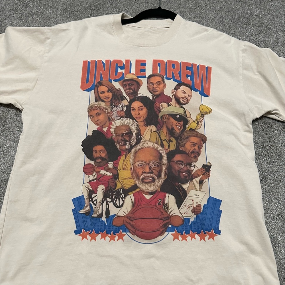 Uncle Drew Graphic T-Shirt - Cream
